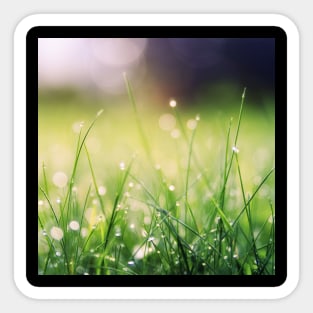 green grass Sticker